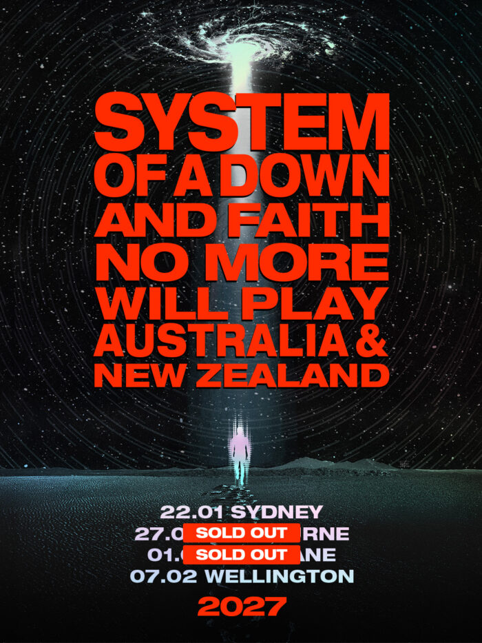 System of a Down and Faith No More Sell Out Melbourne and Brisbane Stadiums